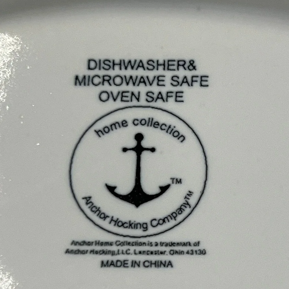 Anchor Hocking Ceramic Dip Platter Serving Set White Very Good 7pc